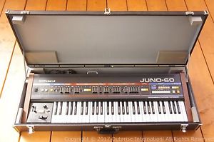 Roland Juno-60 juno60. Perfect Working MINT Condition Serial # 2655**
