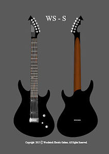 Woodstock Electric Guitars S - Hand Made Electric Guitar Ash Mahogany Rosewood