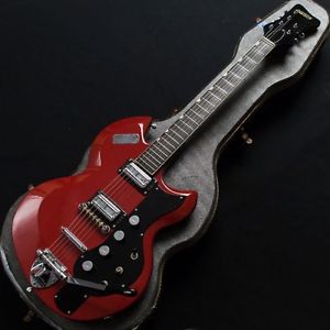 Gretsch/6126 Astro Jet RED w/hard case F/S Guiter Bass From JAPAN #G126