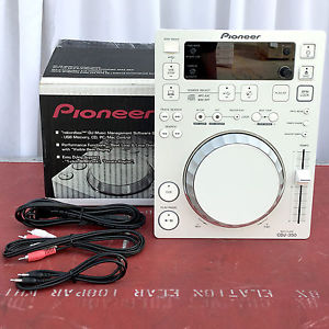 Pioneer CDJ-350 W Digital Media DJ CD Player MP3 350S MINT CONDITION
