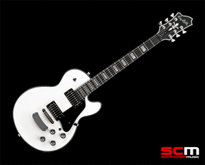 HAGSTROM SUPER SWEDE ELECTRIC GUITAR IN CASE WHITE FINISH FREE SHIPPING