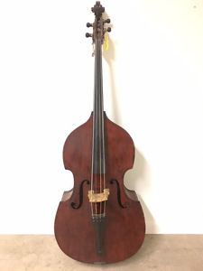 Antique Double Bass. Mahogany, Czech, 1920 Purchased in France. Superb condition