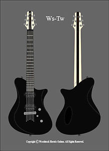 Woodstock - Tw Standard - Hand Made to order Electric Guitar.