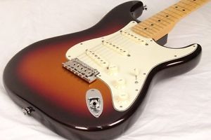 Fender Deluxe Stratocaster Plus Mystic 3-Color Sunburst Electric Free Shipping