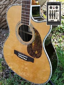 Zager Easy Play ZAD80CE-OM Size Acoustic-Electric Guitar