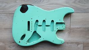 Original 1958 Fender Stratocaster Body Seafoam green Vintage Strat pre cbs '58