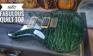 PRS 1987 SIGNATURE 24 EMERALD GREEN #65TH PRS Signature near mint
