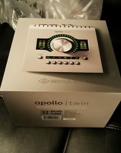 Universal audio apollo twin duo usb recording interface
