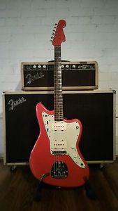 1964 Fiesta Red Fender Jazzmaster Electric guitar with OHSC     Pre-CBS