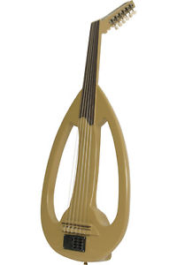 Mid-East Electric Frame Oud w/ Gig Bag - Tan