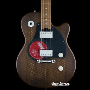 Dismal Ax Guitar Barnstormer w/ Vinyl LP Pickguard & Salvaged Woods