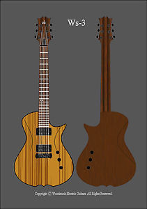 Woodstock - 3 - Hand Made to order Electric Guitar BODY & NECK ONLY!!!