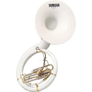 Yamaha YSH-301 Sousaphone BBb White Japan Japanese Musical Instrument
