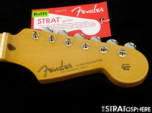USA Fender ERIC JOHNSON Stratocaster Strat NECK & TUNERS 12" Radius Maple Nitro