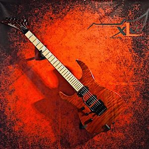 JACKSON LEFT HANDED USA CUSTOM SHOP SL2HQ MAH SOLOIST LEFTY GUITAR