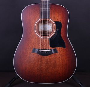 2015 Taylor 320e Shaded Edgeburst Mahogany Sapele Grand Auditorium Guitar #5057