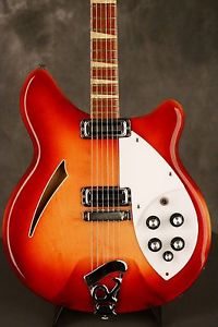 original 1965 Rickenbacker 360 FIREGLO w/orig. "R" tailpiece + Van Ghent tuners