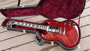 Gibson Custom SG Custom Figured Top 3-Pickup Electric Guitar  Fire Tiger 2014