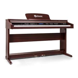 BRAND NEW BROWN 88 KEY VELOCITY-SENSITIVE ELECTRIC PIANO * FREE P&P UK OFFER *