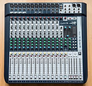 16 Kanal Mischpult Soundcraft Signature 16 mit Tasche