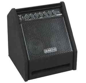 Simmons DA200S Electronic Drum Set Monitor Personal Amplifier 200 Watt 3 Band EQ