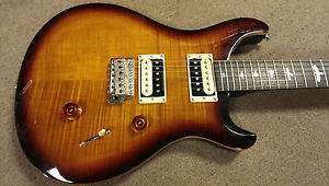 PRS SE Custom 24 Vintage Sunburst Electric Guitar, Mahogany, Maple Neck, Gig Bag