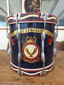 215A SEVEN OAKS SQDN ATC MILITARY  DRUM 1930,S FREE SHIPPING TO MAINLAND ENGLAND