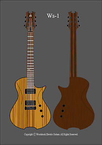 Woodstock - 1 - Hand Made to order Electric Guitar BODY & NECK ONLY!!!