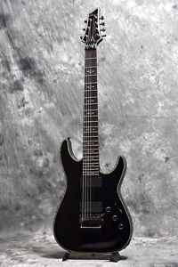 SCHECTER Hellraiser AD-C-7-FR-HR Gross Black 2012 7 String Guitar Free Shipping