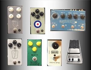Guitar Effects Pedal Lot - 7 Pedals