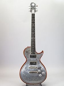 ZEMAITIS C24MF Silver w/hard case Free shipping Guitar Bass from Japan #R1553