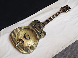 DEAN Resonator Heirloom Brass Thin Body Round-Neck cutaway electric GUITAR new