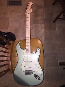 Fender Jimmie Vaughan metalic green Strat w/ Custom Shop USA P/U & HSC