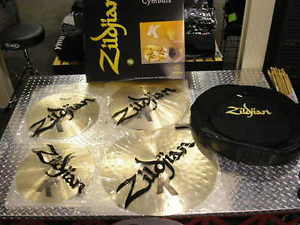 New Zildjian K Light Pack, 22,19,17,15 Pair with Cymbal Bag    ONLY $899.00