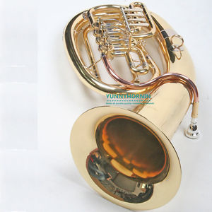 PROFESSIONAL GENUINE EUPHONIUM B FLAT BRASS HORN NEW GERMANY ENGINEERING CASE