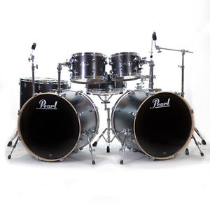 Pearl EXL Doble Bajo Kit De Batería Ed. Ltda.,Mate Negro Satinado SEGUNDA MANO