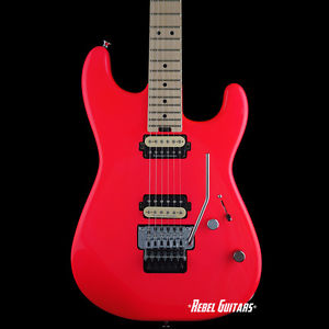 Preowned Charvel Pro Mod San Dimas Style 1 in Neon Pink w/ Floyd Rose