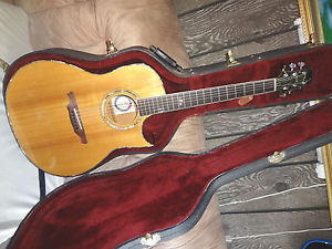ALVAREZ 6020C PROFESSIONAL ELEGANCE Acoustic Electric Guitar w/ Cutaway & Abalon