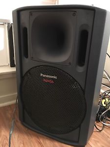Karaoke Player..ramsa Speakers..bmb Mic..package Sale..cheap.RARE..OBO