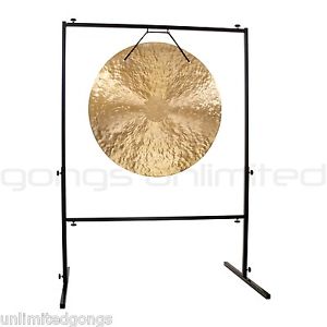 32" Wind Gong on Rambo Rimbaud Gong Stand with Mallet