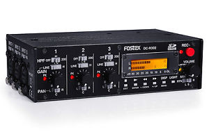 Fostex DC-R302 Professional 3 Channel Portable Audio Mixer Recorder Brand New!!