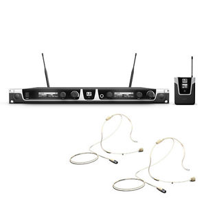 LD Systems U505 BPHH - Funkmikrofon System mit 2 x Bodypack und 2 x Headset