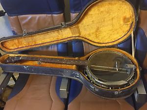 60's Gibson RB-100 Five-String Banjo w/ case plays and sounds great.