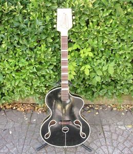 ♫♪♫ 1950's Vintage Wandrè Brigitte Bardot Black Very rare fetishguitars ♫♪♫