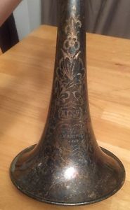 Vintage H.N. White Co. The King Trombone Pat.May 17,1910-Lion Head  Cleveland O.