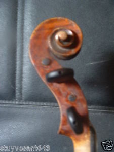violin old antique 4/4 labelled Italian good condition