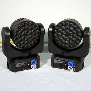 2x Martin MAC 101 WRM Warm White LED Moving Head Lights MAC101 MINT Condition