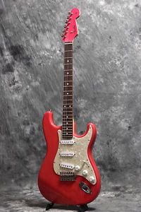 Fender Japan ST62/ASH/MH Translucent Pink  w/SoftCase Used #U622