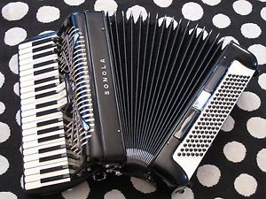 SONOLA "ERNIE FELICE ELECTRONIC MODEL" DOUBLE TONE CHAMBER ACCORDION/ACCORDIAN