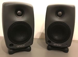 *Genelec* 2x 8020C pair active monitor speakers loudspeakers black boxed 8020CPM